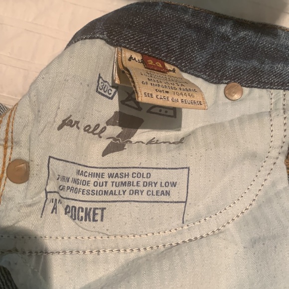 7 for all mankind Swarovski crystal ‘A’ pocket boot cut jeans - Picture 9 of 10